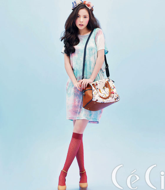 Korean actress Min Hyo Rin CeCi Magazine