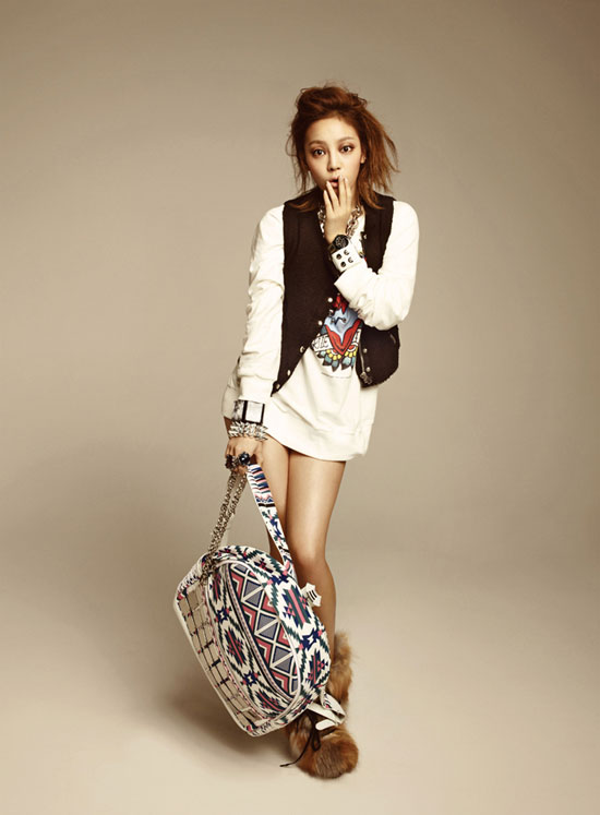 Korean girl group Kara member Koo Hara on 1st Look Magazine » AsianCeleb