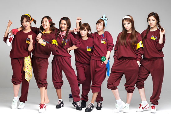 T-ara Roly Poly school girls