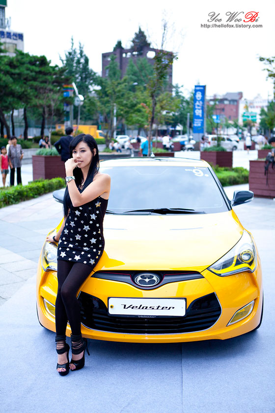 Kim Ha Yul Hyundai Veloster roadshow
