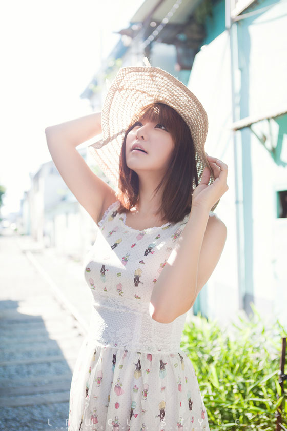 Korean model Ryu Ji Hye