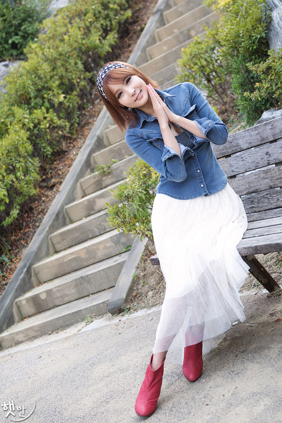 Model Jang Jung Eun outdoor photoshoot » AsianCeleb