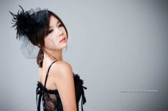 Korean model Kim In Ae