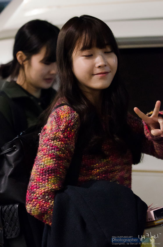 Korean singer IU Gimpo Airport