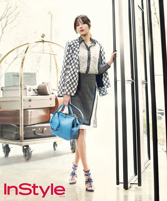 Actress Kim Ah Joong Instyle Magazine
